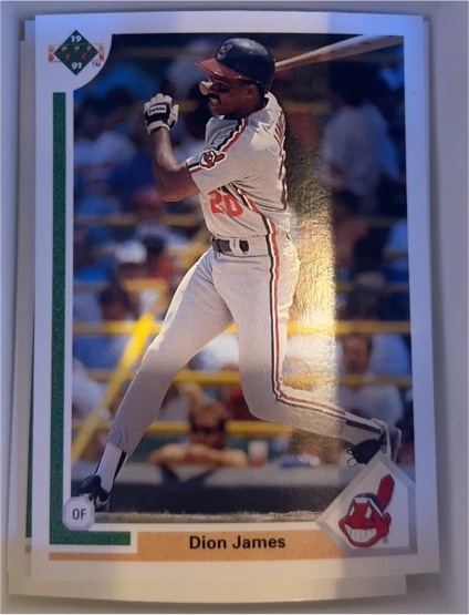1991 Upper Deck #399 Dion James — front