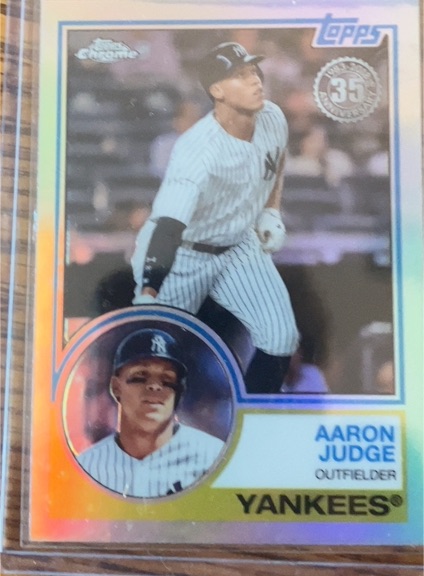 2018 Topps Chrome 1983 #83T-1 Aaron Judge — front