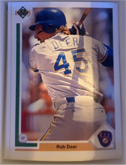 1991 Upper Deck #272 Rob Deer — front