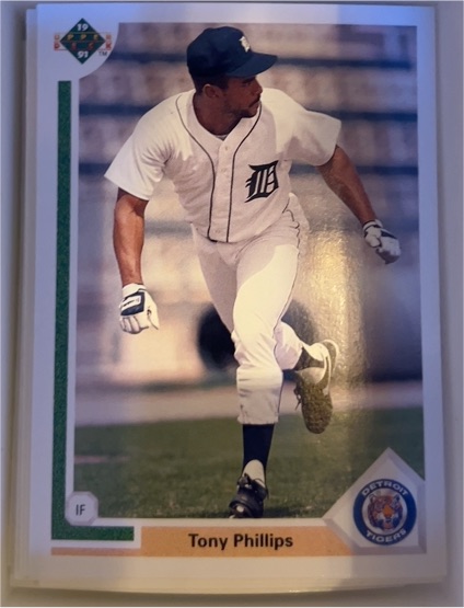 1991 Upper Deck #131 Tony Phillips — front