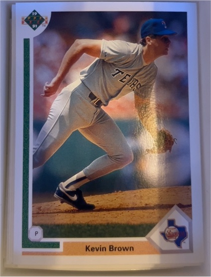 1991 Upper Deck #472 Kevin Brown Texas Rangers — front