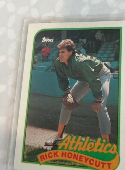1989 Topps #328 Rick Honeycutt — front