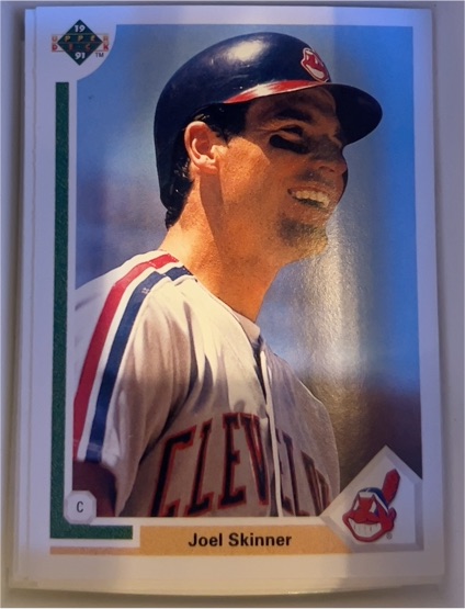 1991 Upper Deck #121 Joel Skinner Cleveland Indians — front
