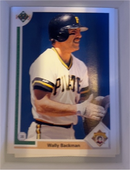 1991 Upper Deck #185 Wally Backman — front