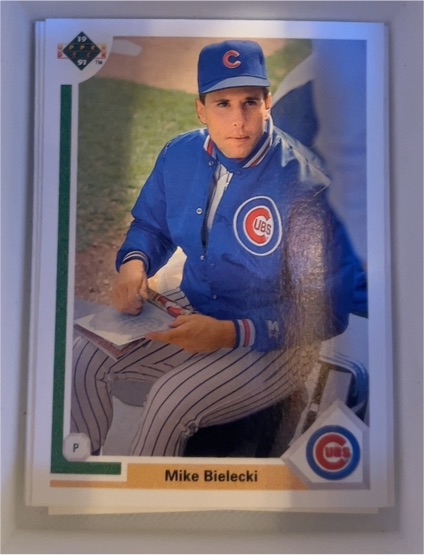 1991 Upper Deck #597 Mike Bielecki — front