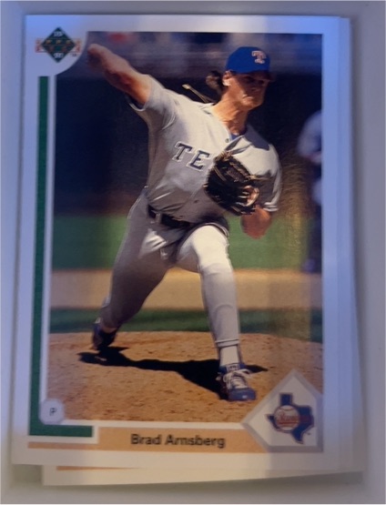 1991 Upper Deck #608 Brad Arnsberg — front