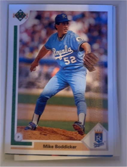 1991 Upper Deck #719 Mike Boddicker — front