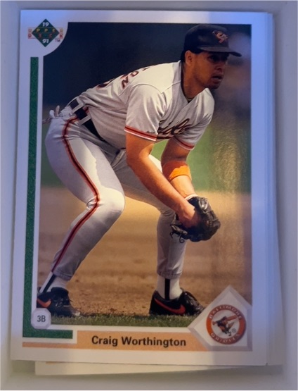 1991 Upper Deck #141 Craig Worthington — front