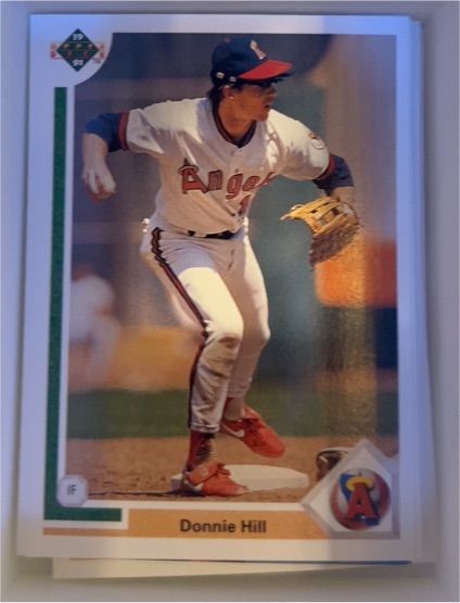 1991 Upper Deck #211 Donnie Hill — front