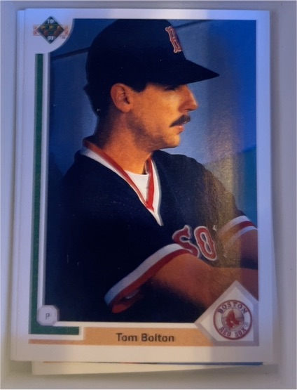 1991 Upper Deck #86 Tom Bolton — front