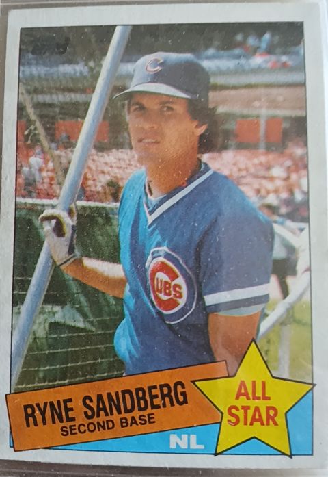 1985 Topps #713 Ryne Sandberg — front