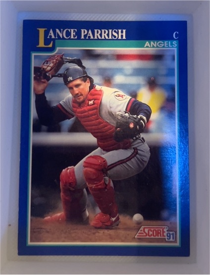 1991 Score #37 Lance Parrish — front