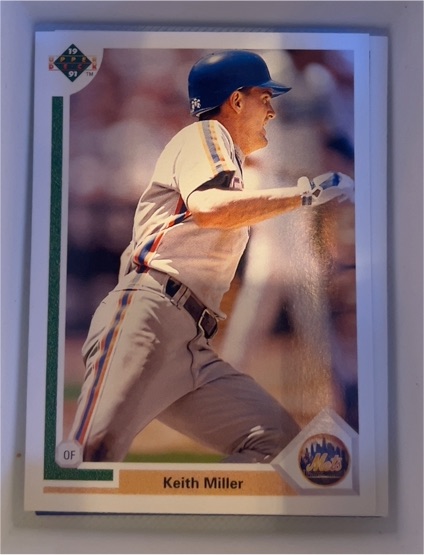 1991 Upper Deck #196 Keith Miller — front