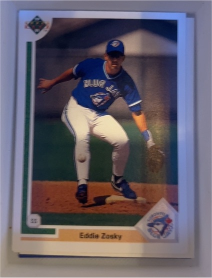 1991 Upper Deck #734 Eddie Zosky — front