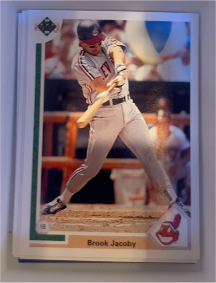 1991 Upper Deck #137 Brook Jacoby — front