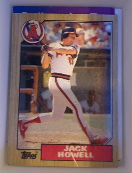 1987 Topps #422 Jack Howell — front