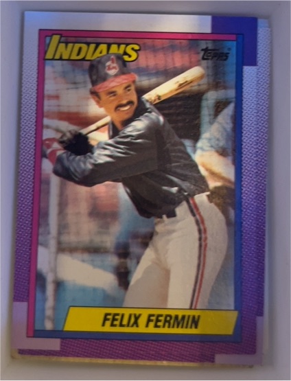 1990 Topps #722 Felix Fermin — front