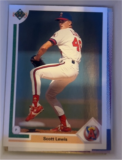 1991 Upper Deck #594 Scott Lewis — front