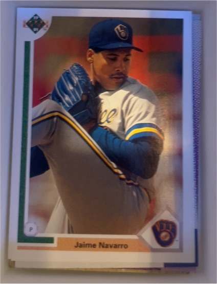 1991 Upper Deck #476 Jaime Navarro — front