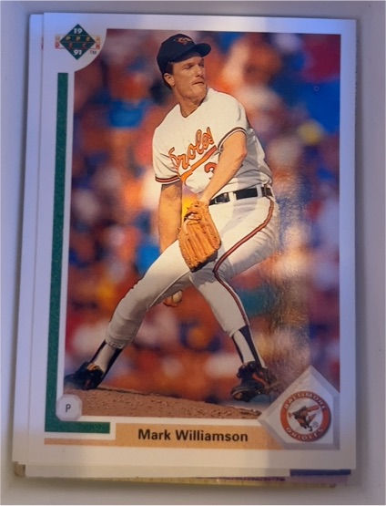 1991 Upper Deck #510 Mark Williamson — front