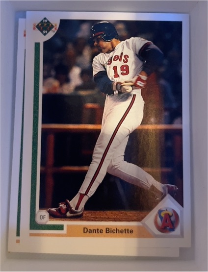 1991 Upper Deck #317 Dante Bichette — front