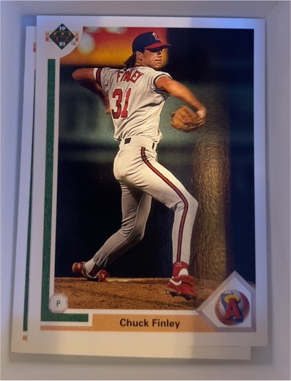 1991 Upper Deck #437 Chuck Finley — front