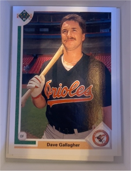 1991 Upper Deck #508 Dave Gallagher — front