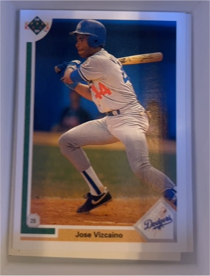 1991 Upper Deck #580 Jose Vizcaino — front