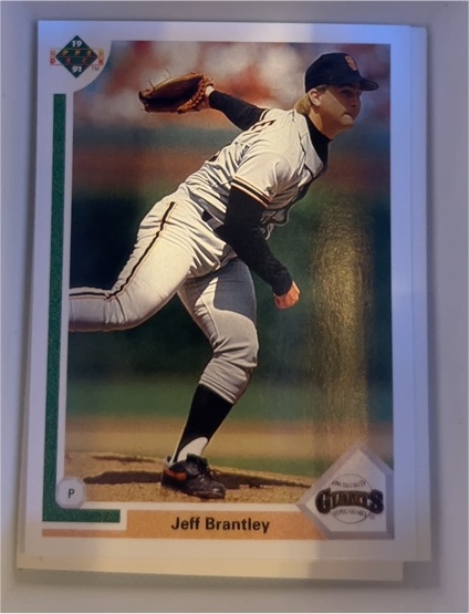 1991 Upper Deck #424 Jeff Brantley — front