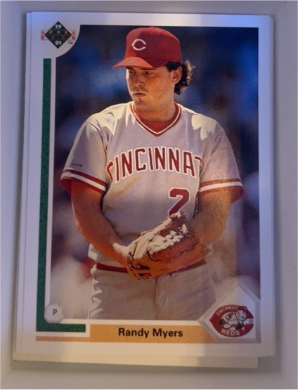 1991 Upper Deck #371 Randy Myers — front
