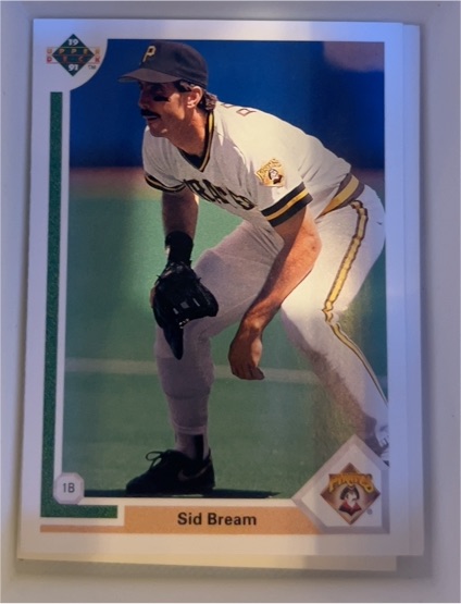 1991 Upper Deck #109 Sid Bream — front