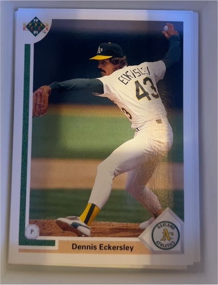 1991 Upper Deck #172 Dennis Eckersley — front