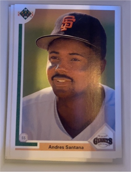 1991 Upper Deck #87 Andres Santana — front
