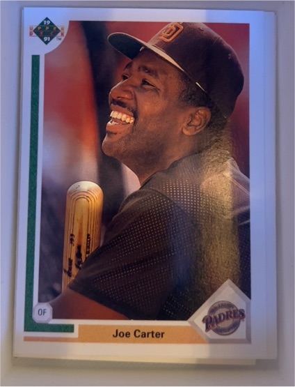 1991 Upper Deck #226 Joe Carter — front
