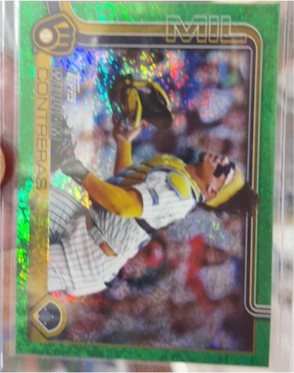 2025 Topps Chrome #25 William Contreras — front