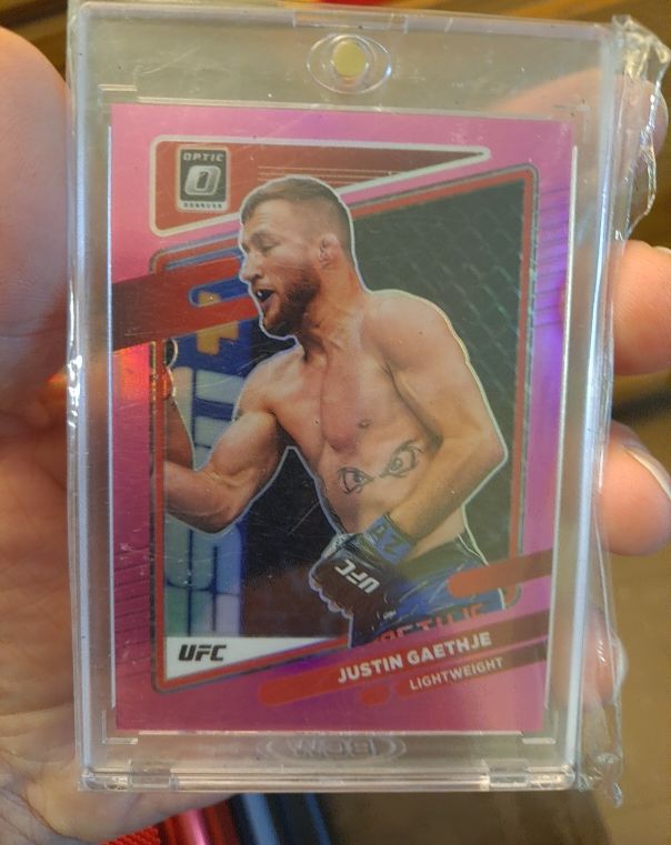 2022 Panini Donruss Optic UFC #98 Justin Gaethje — front