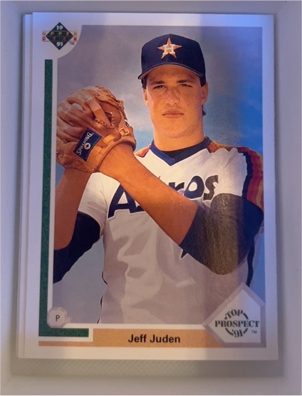 1991 Upper Deck #52 Jeff Juden — front