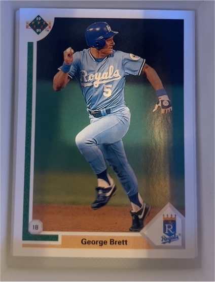 1991 Upper Deck #525 George Brett — front