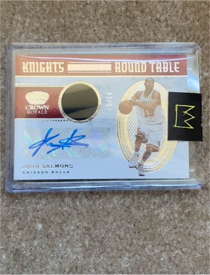 2020-21 Panini Crown Royale Knights of the Round Table #KR-JSM John Salmons — front