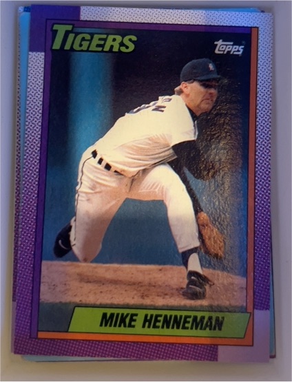 1990 Topps #177 Mike Henneman — front