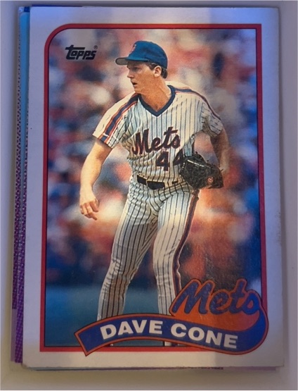 1989 Topps #710 Dave Cone — front