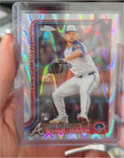 2025 Topps Chrome #203 Spencer Schwellenbach — front