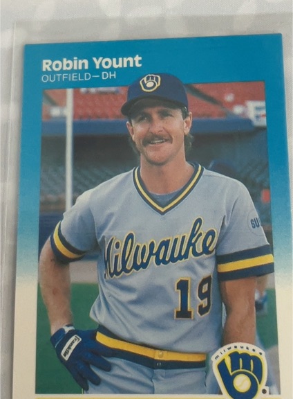 1987 Fleer #361 Robin Yount — front