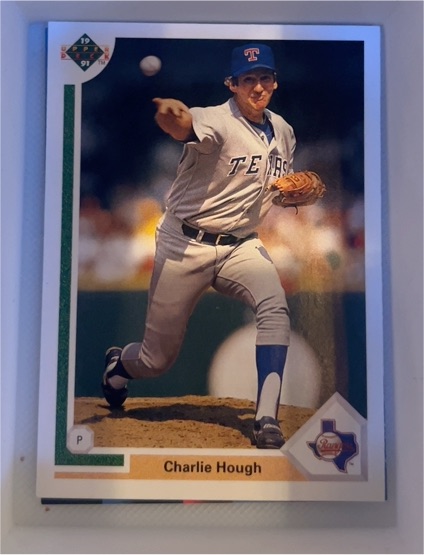 1991 Upper Deck #313 Charlie Hough — front