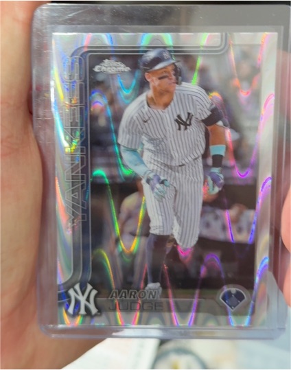 2025 Topps Chrome #99 Aaron Judge — front