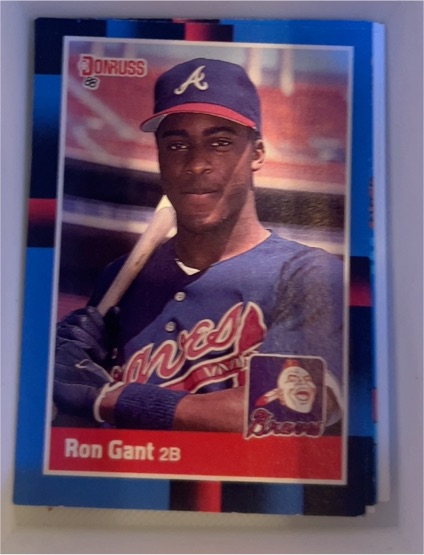 1988 Donruss #654 Ron Gant — front