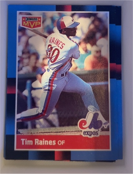 1988 Donruss MVP #BC-18 Tim Raines — front