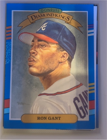 1990 Donruss Diamond Kings #10 Ron Gant — front