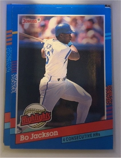 1991 Donruss #BC-10 Bo Jackson Highlights — front