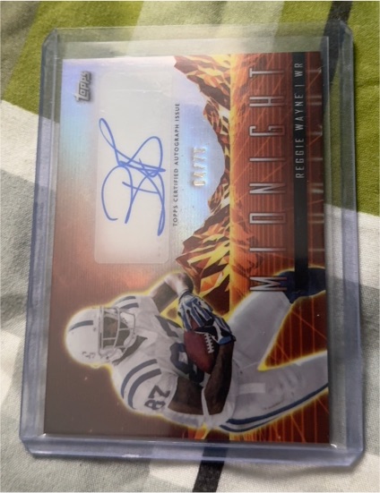 2024 Topps Midnight Horizon Signature #HZS-RW Reggie Wayne — front